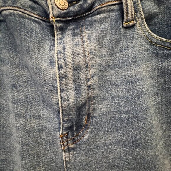 Judy Blue Women Denim Fringed Side Medium Wash Jeans15/32 - Picture 7 of 10